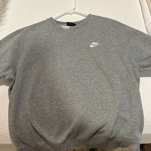 Mens Large Grey Nike Crewneck